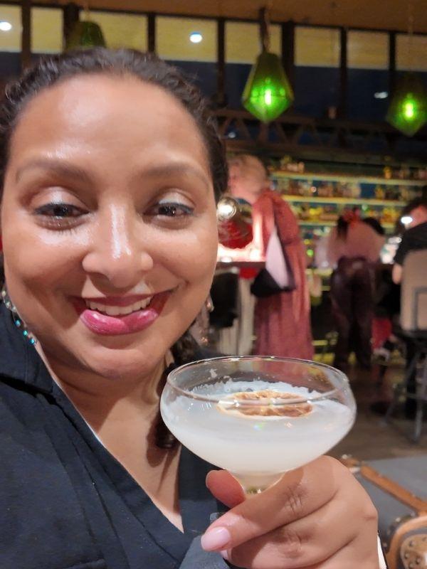 Cocktail at Whiskey Thief rooftop bar, best rooftop bars in Chattanooga